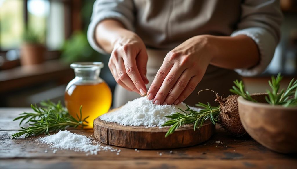 découvrez un remède de grand-mère naturel et efficace pour éliminer la croûte du cuir chevelu et retrouver un cuir chevelu sain et apaisé.