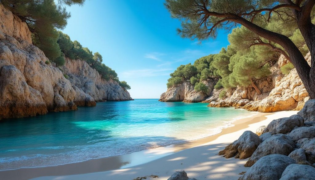 explorez la plage de santa manza en corse, un véritable paradis préservé avec ses eaux cristallines, son sable fin et son cadre naturel exceptionnel, idéal pour une escapade inoubliable.